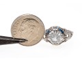 Platinum Vintage Filigree Solitaire Ring