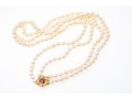 14K Double Stranded Pearl Necklace