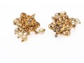 Vintage 14K And Suspended Pearl Earrings