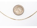14k Yellow Gold Box Chain, 18