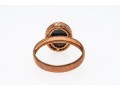 Chic Milor 18K Rose Gold Druzy Ring, Size 7