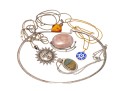 Collection Of Five Various Sterling Pendant Necklaces