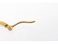 18k Yellow Gold Huggie Hoop Earrings