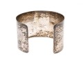 Sterling Silver Impactful Ultra-wide Contemporary Cuff Style Bracelet