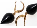 Lively 14K Black Onyx Drop Earrings