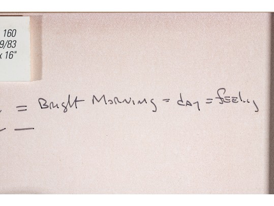 Brice Marden (American, B 1938) Limited Edition Lithograph