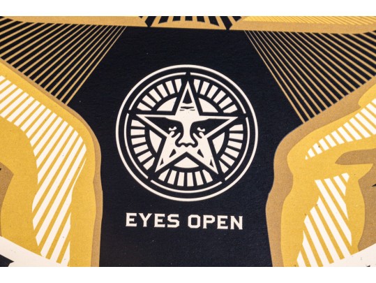 Shepard Fairey (American, B. 1970) Screen Print 