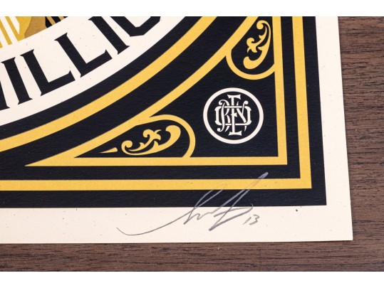 Shepard Fairey (American, B. 1970) Screen Print 