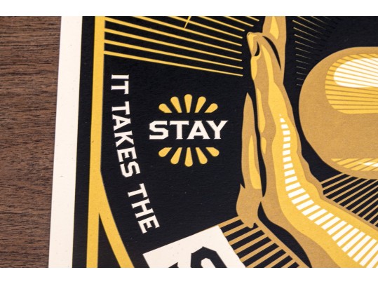 Shepard Fairey (American, B. 1970) Screen Print 