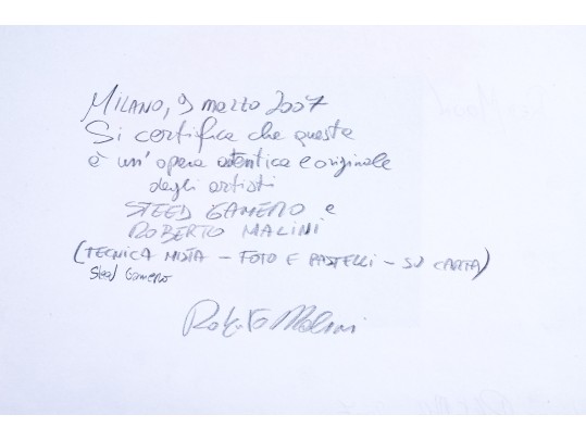 Wo Roberto Malini (Italian, B 1959) & Steed Gamero (Italian, 20th C) Mixed Media