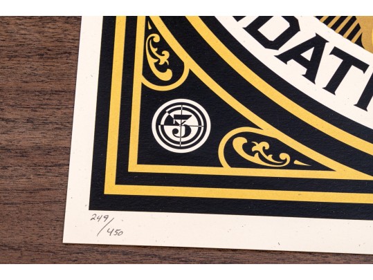 Shepard Fairey (American, B. 1970) Screen Print 