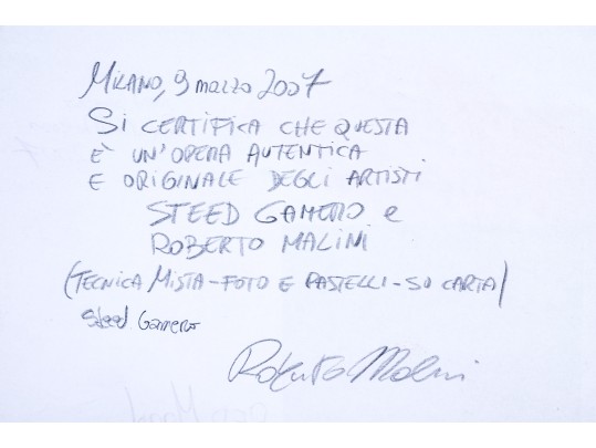 Wo Roberto Malini (Italian, B 1959) & Steed Gamero (Italian, 20th C) Mixed Media