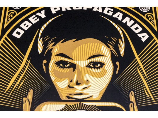 Shepard Fairey (American, B. 1970) Screen Print 