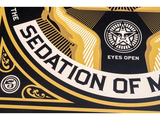 Shepard Fairey (American, B. 1970) Screen Print 