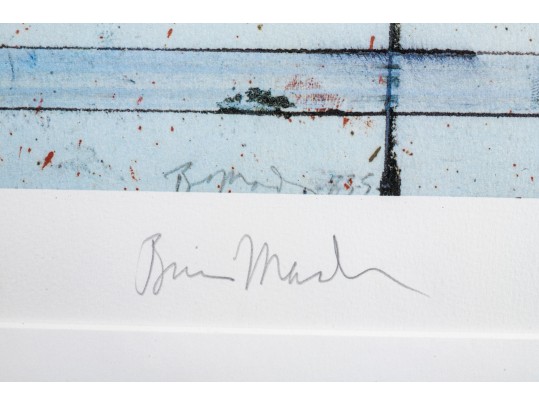 Brice Marden (American, B 1938) Limited Edition Lithograph