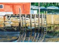 Wayne Hiller (American, 20th C.) Watercolor 