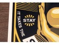 Shepard Fairey (American, B. 1970) Screen Print 
