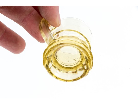 Eight Piece Glass Decanter And Spirit Glasses Set