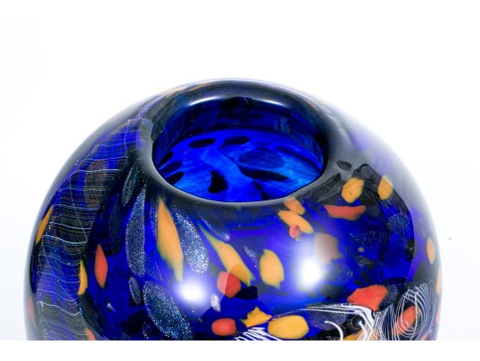 Two Fantastic, Artisanal Hand Blown Glass Vases