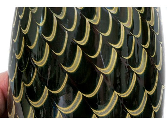 Two Fantastic, Artisanal Hand Blown Glass Vases