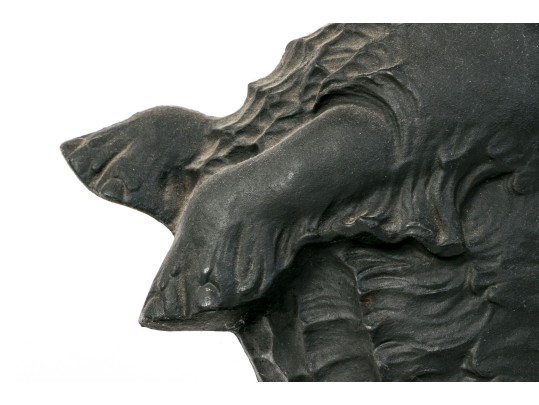 Black Finished Cast Iron Door Stop, Terrier
