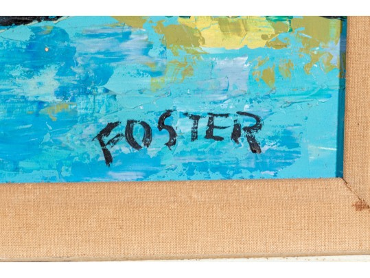 William K. Foster Oil On Board, 