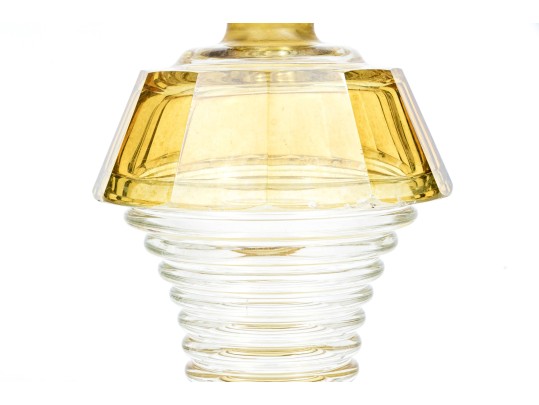 Eight Piece Glass Decanter And Spirit Glasses Set