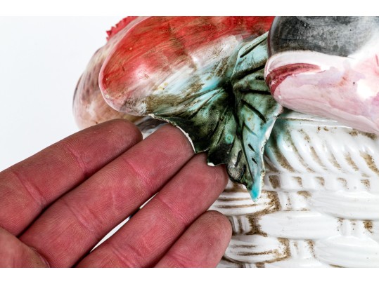 Italian Majolica Seafood Centerpiece