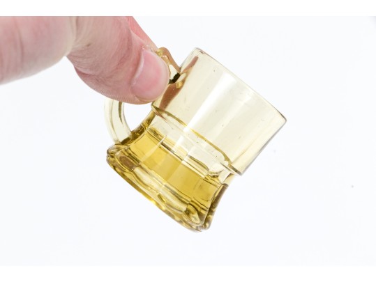 Eight Piece Glass Decanter And Spirit Glasses Set