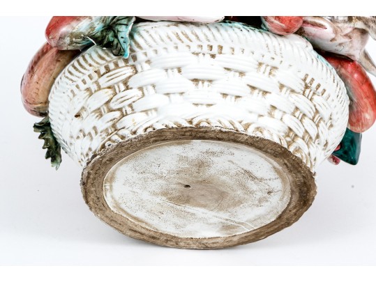 Italian Majolica Seafood Centerpiece