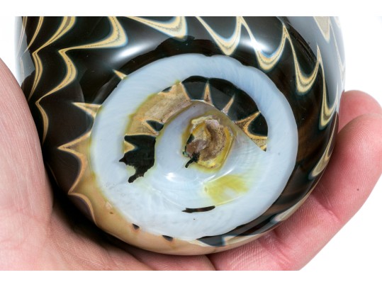 Two Fantastic, Artisanal Hand Blown Glass Vases