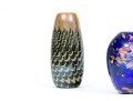 Two Fantastic, Artisanal Hand Blown Glass Vases
