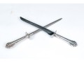 Vintage Sterling Handled Steel Blades Weighted Carving Set