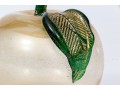 Artisanal Handblown Glass Apple