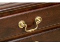 Queen Anne Style Vintage Solid Cherry Silver Chest