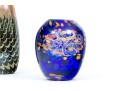 Two Fantastic, Artisanal Hand Blown Glass Vases