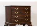 Queen Anne Style Vintage Solid Cherry Silver Chest