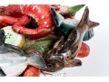 Italian Majolica Seafood Centerpiece