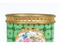 Sevres Raised Gilt Metal Mounted Cashpot