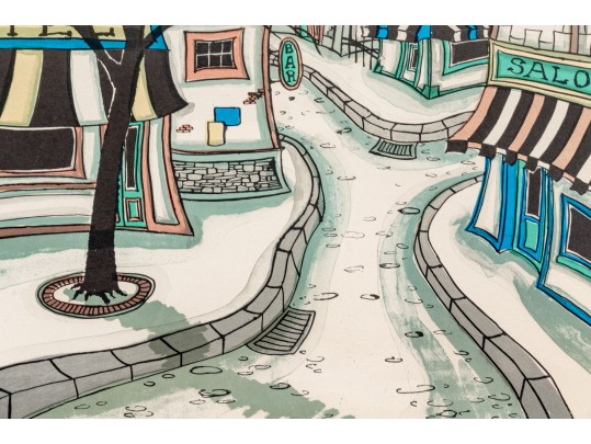 Jaquest Aka Tom Wood, Pencil Signed Publishers Proof Print, 