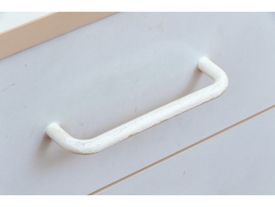 Utilitarian Pair Of File Cabinets On Casters