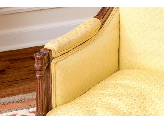 Handsome French Louis XVI Style Bergere