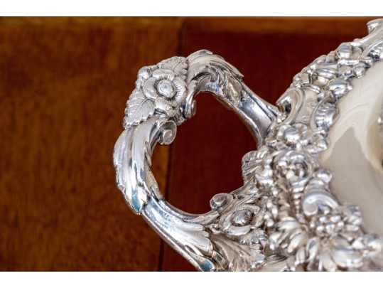 Fabulous Antique Silver Plated Hot Water Urn Or Samovar