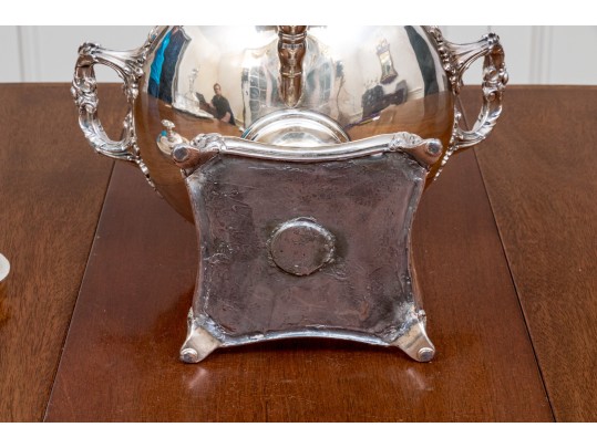Fabulous Antique Silver Plated Hot Water Urn Or Samovar