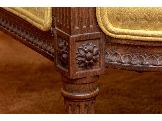 Handsome French Louis XVI Style Bergere