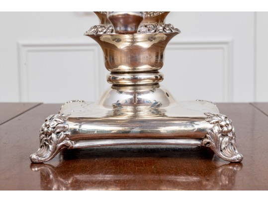 Fabulous Antique Silver Plated Hot Water Urn Or Samovar