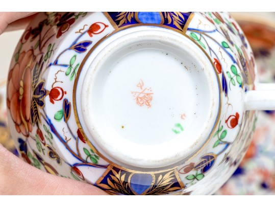 Semi Antique Collection Of English Imari Pattern Ceramics