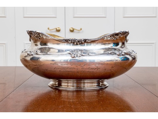 Magnificent Tiffany & Co. Antique Sterling Silver Centerpiece Bowl, 42.55 OZT