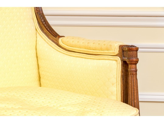 Handsome French Louis XVI Style Bergere