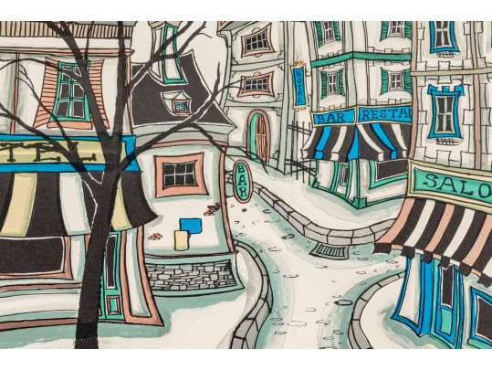 Jaquest Aka Tom Wood, Pencil Signed Publishers Proof Print, 